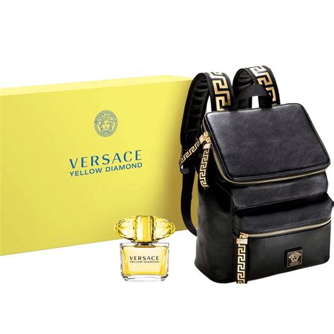 versace perfume gift box|versace parfums backpack gift set.